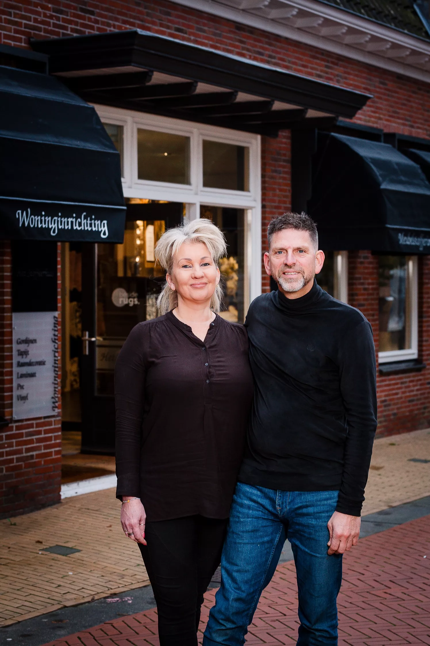 Mirjam en Mario Waldus van Stoffeerwinkel Steenhuis